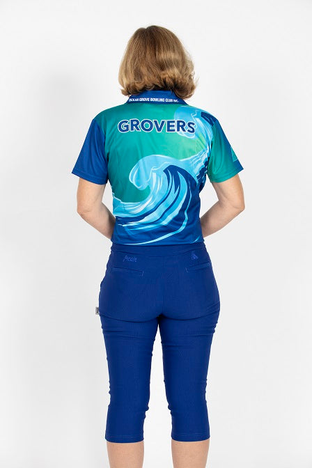 Aceit Ladies Bowls Stretch 3/4 Trouser - LS34200AU | Offical Bowls Australia Licenced