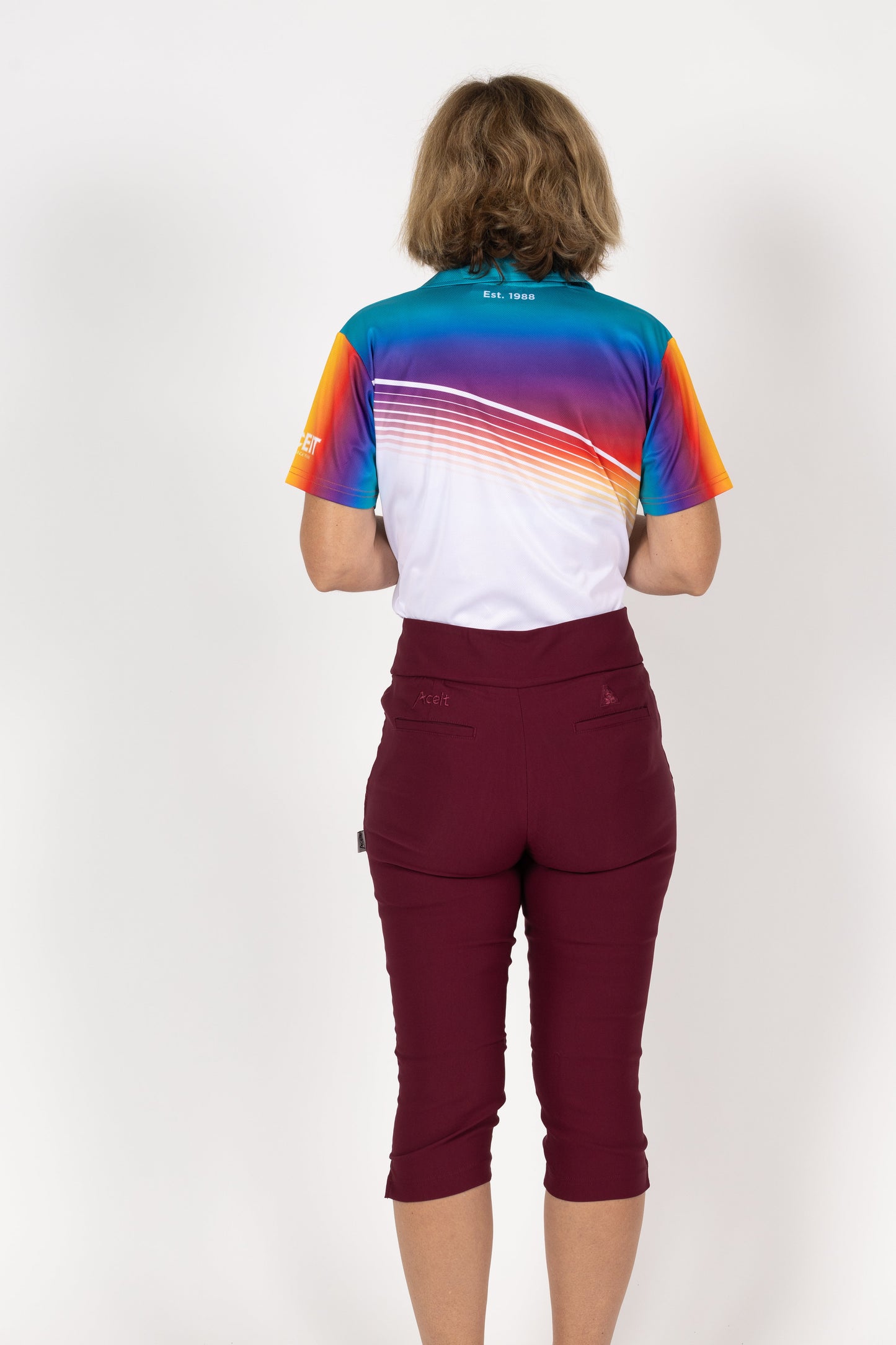 Aceit Ladies Bowls Stretch 3/4 Trouser - LS34200AU | Offical Bowls Australia Licenced