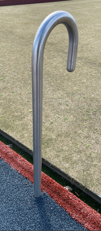 Access Hand Rail-Stainless Steel, Concrete In