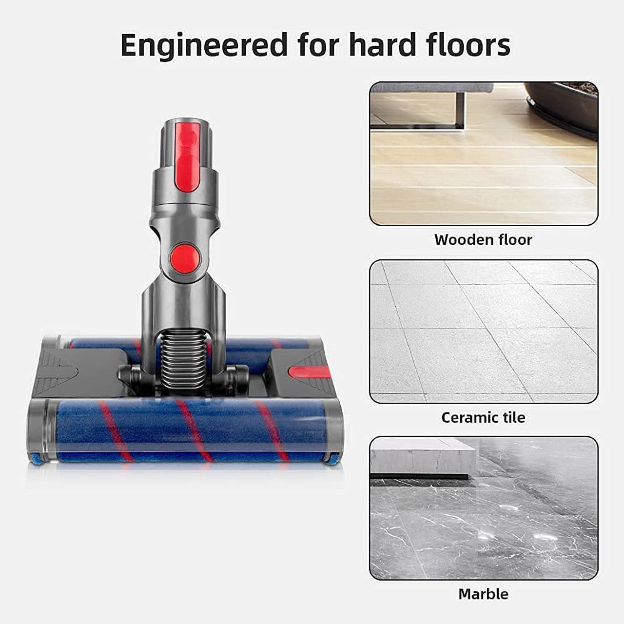 Omni Dual Roll Powerhead For DYSON V7 V8 V10 V11 & V15 Vacuum Cleaners