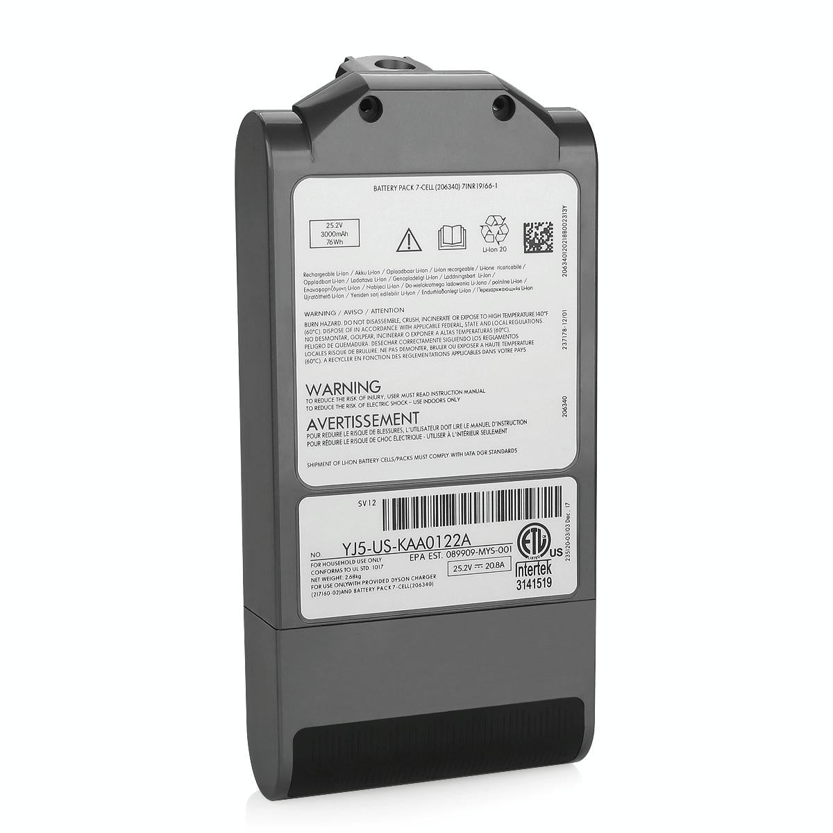 Replacement Battery for Dyson V10 Handheld Vacuum Accessories - 3000Mah