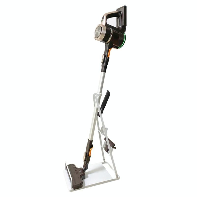 Universal Non-punch Vacuum Cleaner Floor Storage Bracket for Dyson - White
