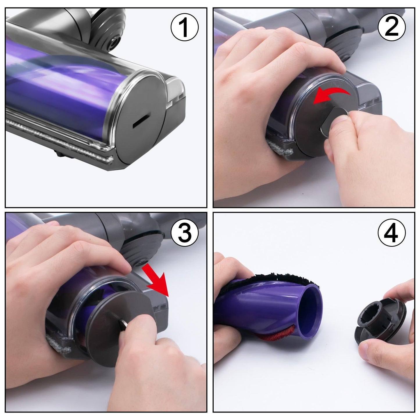 Vacuum Cleaner Brush Head End Cap for Dyson V8 / V10 / V11 / V15