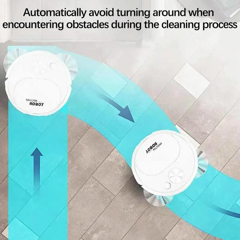 Smart Usb Charging Robot Vacuum for Family Cleaning - Yellow