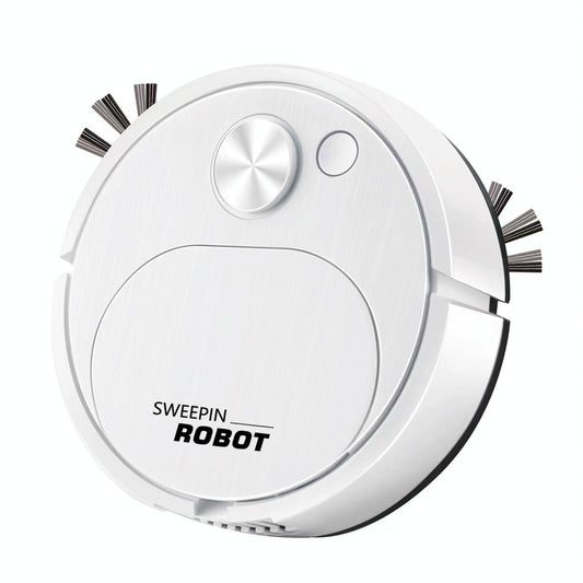Smart Usb Charging Robot Vacuum for Family Cleaning - White