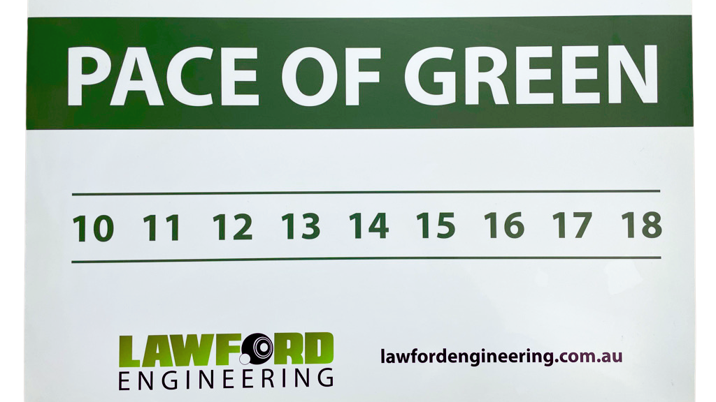 Pace of Green