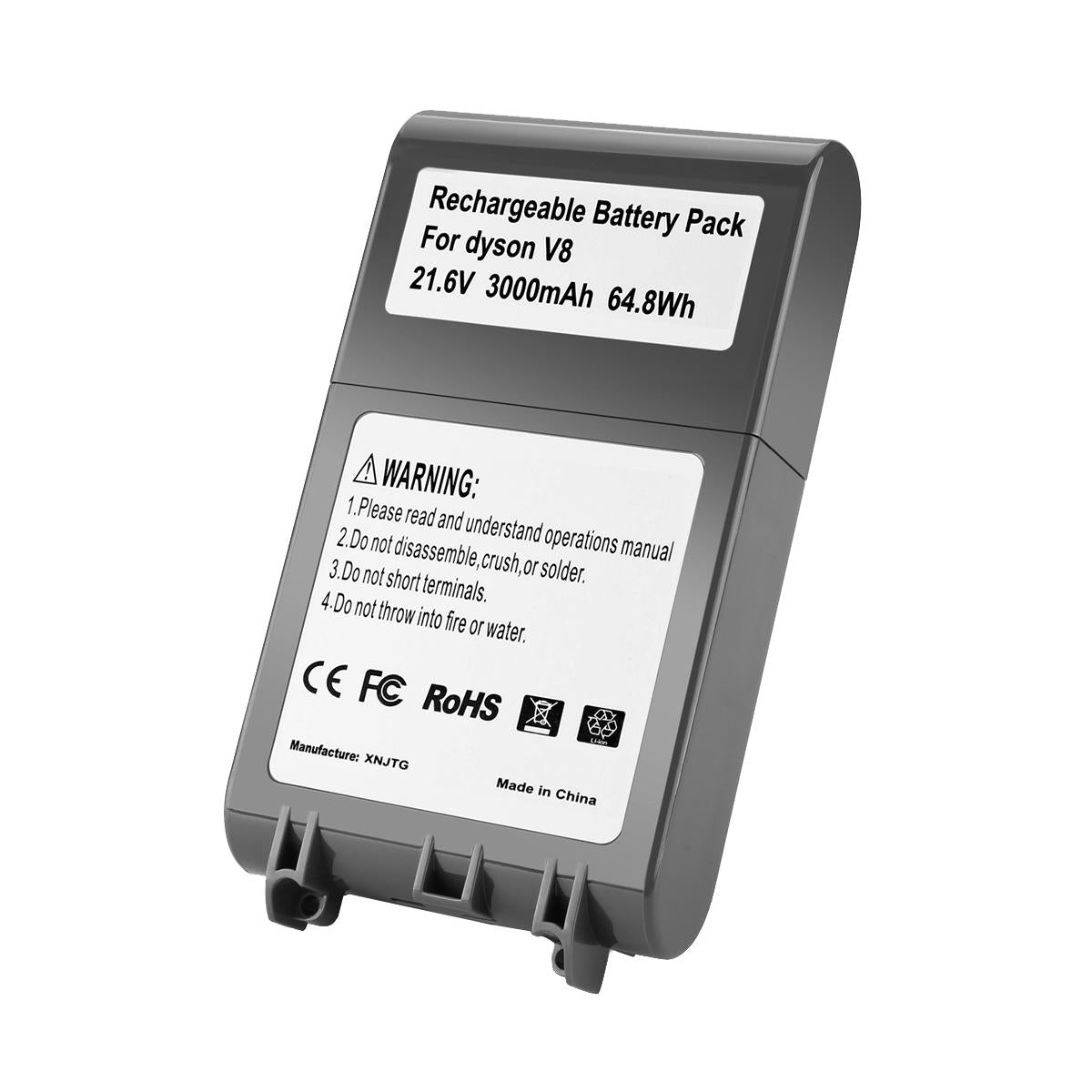 Replacement Battery for Dyson V8 Cordless Vacuum - 21.6v - 3000Mah