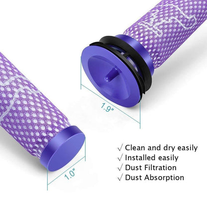 Reusable Filter for Dyson V6 V7 V8 Vacuum Cleaners