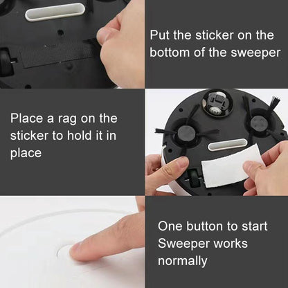 Smart Usb Charging Robot Vacuum for Family Cleaning - Yellow