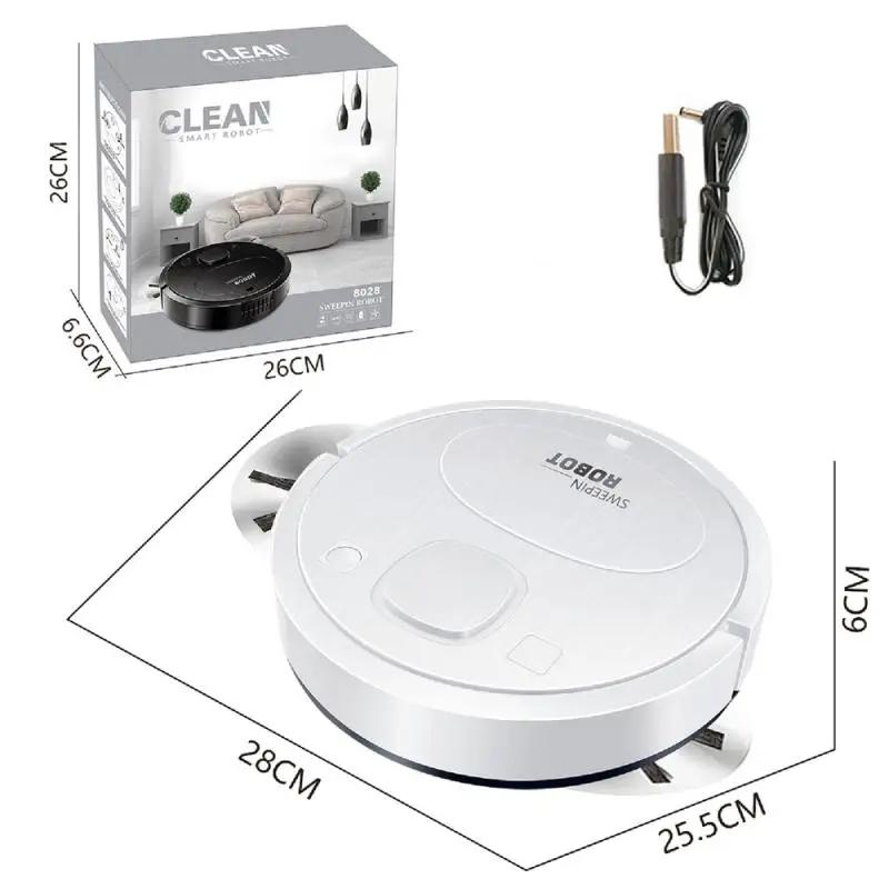 Smart Usb Charging Robot Vacuum Cleaner - Automatic Cleaning - Black