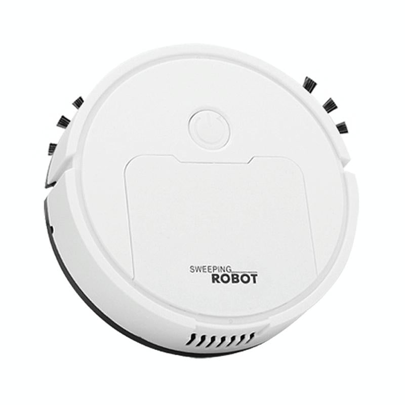 Intelligent 3-in-1 Mini Sweeping Robot Vacuum - White