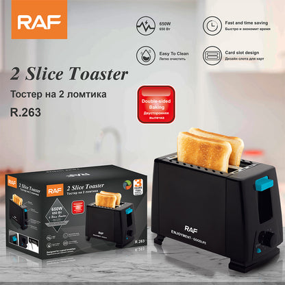Electric Slice Toaster, toastie, sandwich maker Fast Efficient Toasting Breakfast