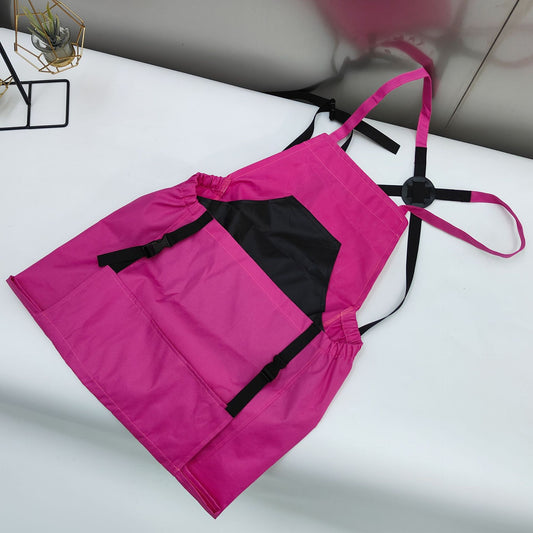 Rose red Harvesting Apron - Outdoor Picking Bag, Gardening Tool Apron, Large Pocket Release Design