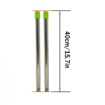 Fruit picking tool with telescopic pole - stainless steel fruit picking pole, high altitude tree fruit picking tool 1.6m