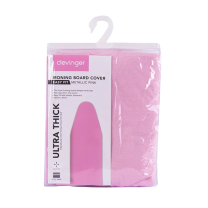 Ironing Board Cover 35x 115cm -Metallic Pink